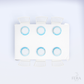 Kit 6 Capas de Sousplat Neve Brilhos Sublimado