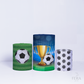 Kit Capa Cilindros + Capa Painel Futebol Azul Sublimado