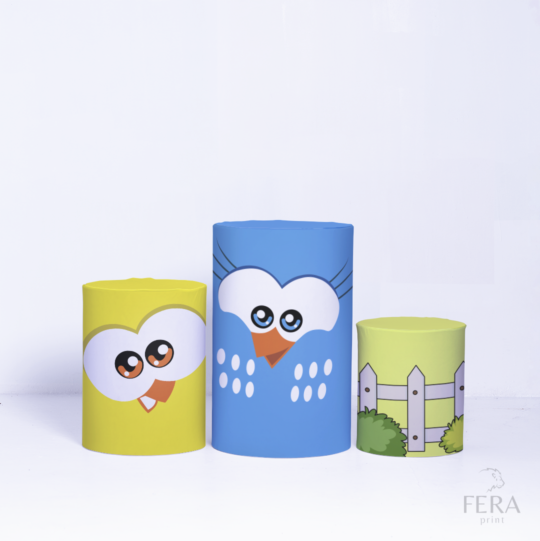 Kit Capa Cilindros + Capa Painel Galinha Kid Sublimado