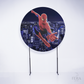 Painel Redondo Herói Aranha Azul Sublimado