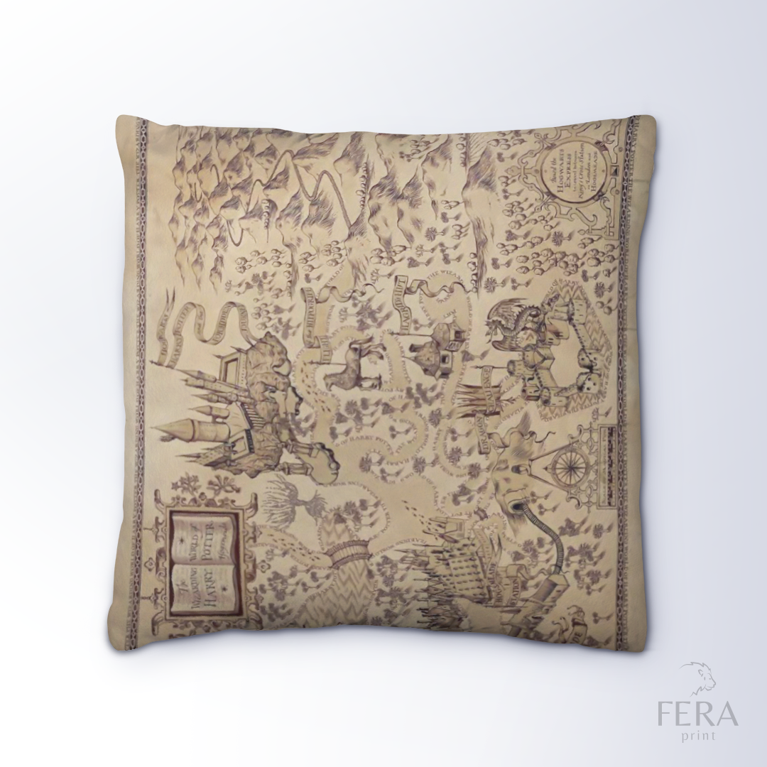 Capa de Almofada Estampada Decorativa 35X35cm - Apenas 1 unidade