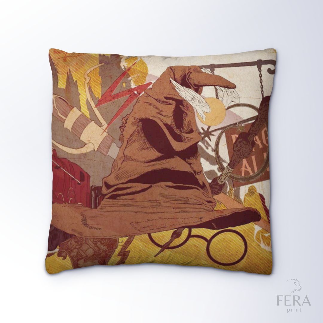 Almofada Estampada Decorativa 35X35cm - Apenas 1 unidade