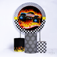 Kit Capa Cilindros + Capa Painel Carrinhos Sublimado