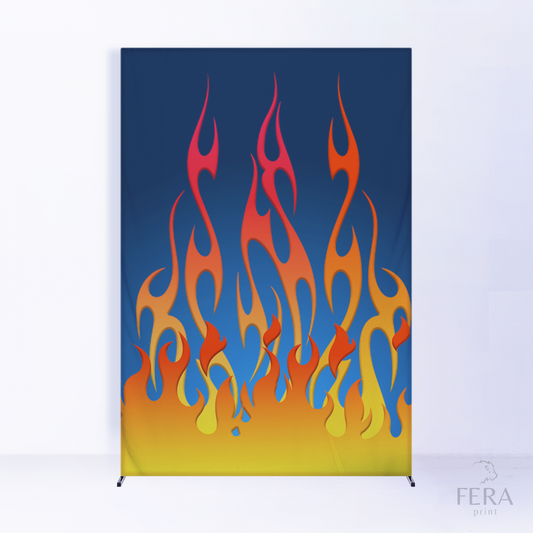 Painel Lateral Carrinhos Fogo c/ Forro