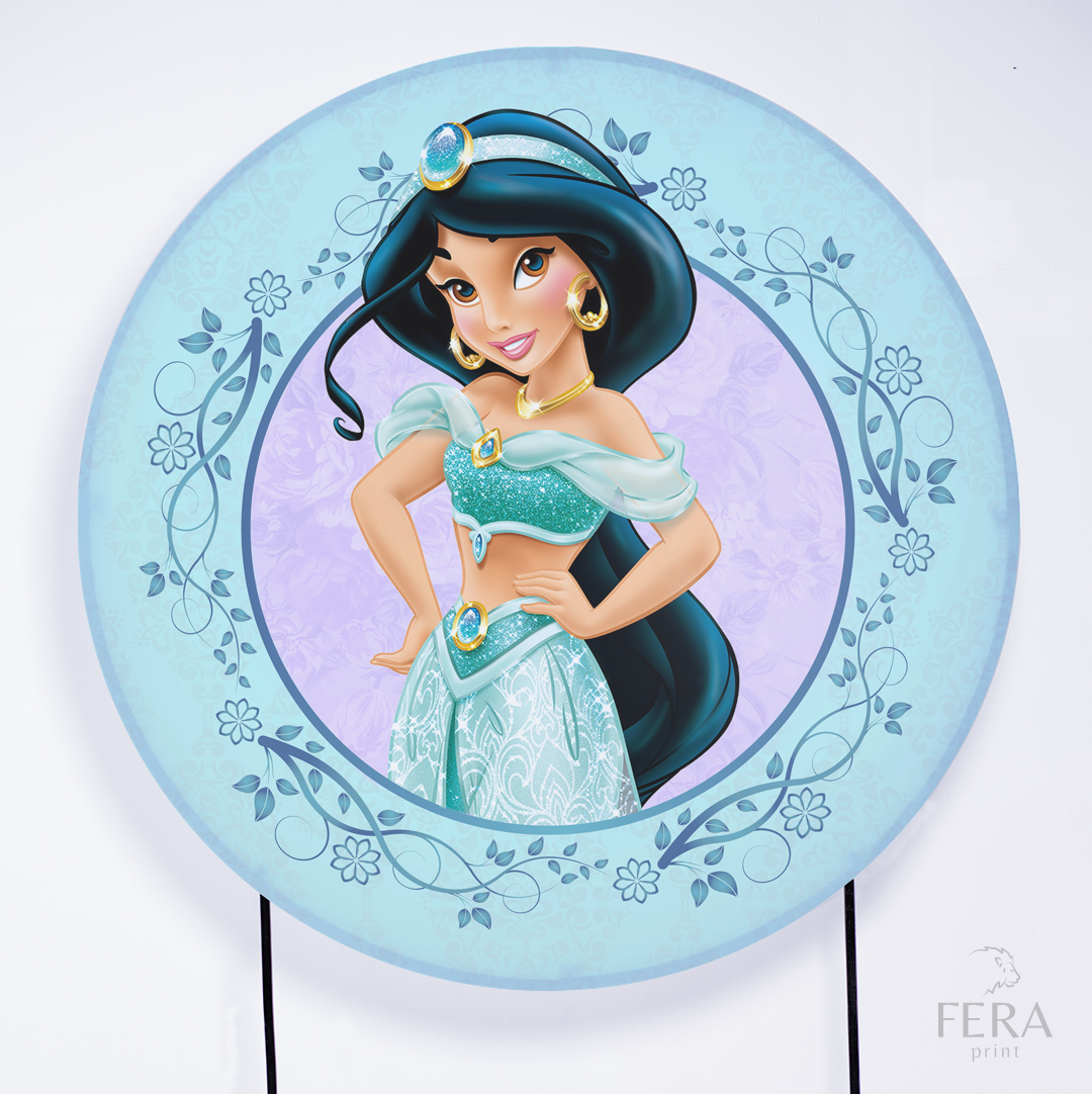 Painel Redondo Jasmin Sublimado