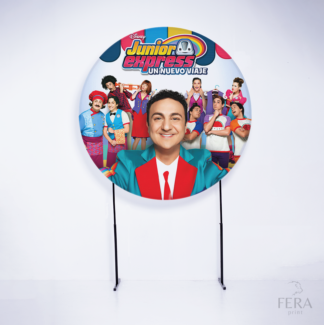 Painel Redondo Expresso Musical Sublimado