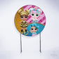 Painel Redondo Boneca Surprise Sublimado