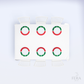 Kit 6 Capas de Sousplat Melancia Sublimado