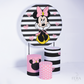 Kit Capa Cilindros + Capa Painel Ratinha Rosa Sublimado