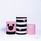 Kit Capa Cilindros + Capa Painel Ratinha Rosa Sublimado