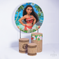 Kit Capa Cilindros + Capa Painel Princesa Havaiana Sublimado