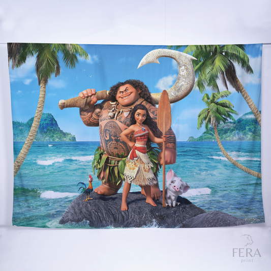 Painel Sublimado Retangular Princesa do Mar