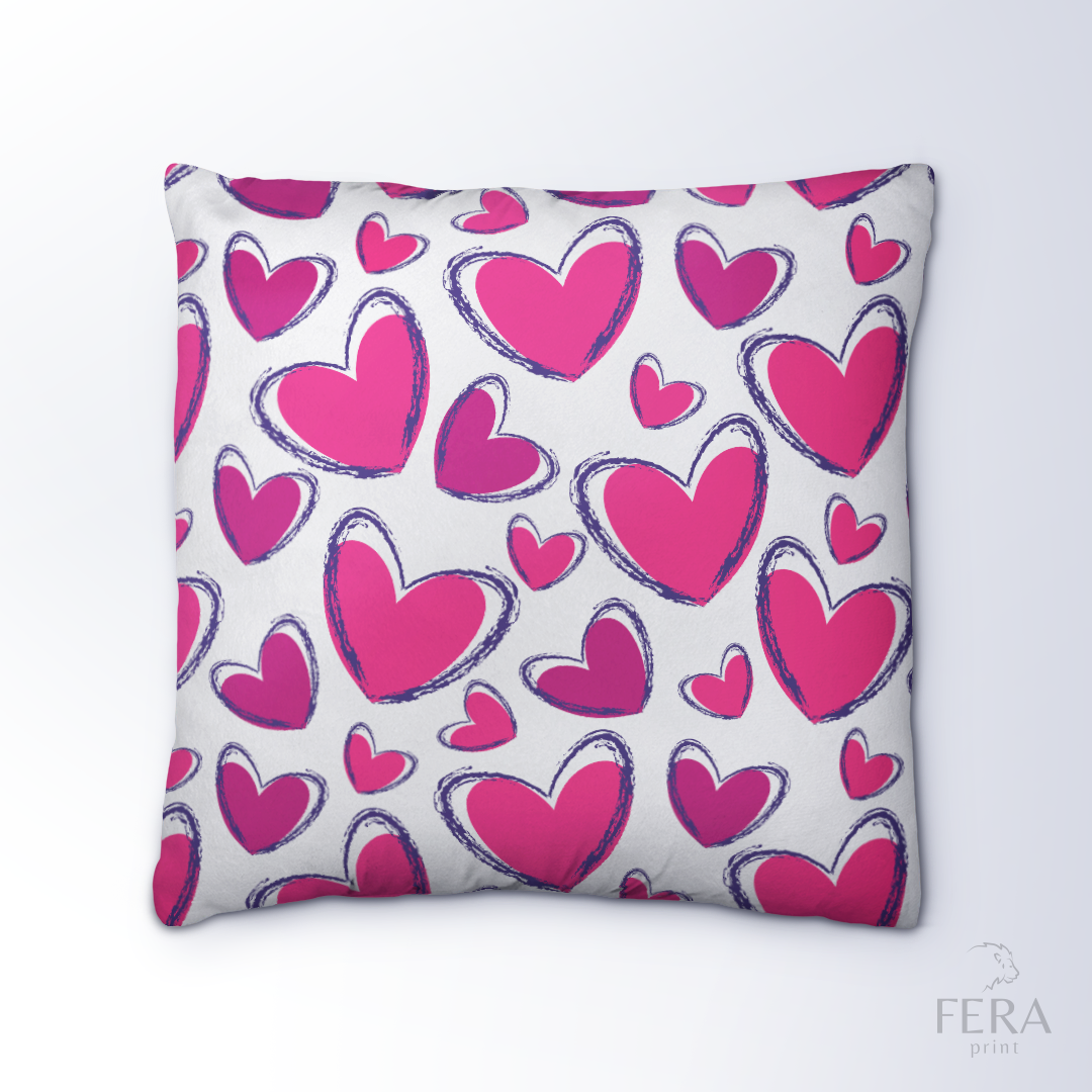 Capa de Almofada Estampada Decorativa 35X35cm - Apenas 1 unidade