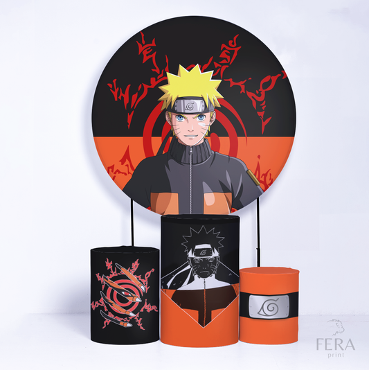 Kit Capa Cilindros + Capa Painel Ninja Laranja Sublimado