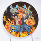 Painel Redondo Pirata Elástico Fogo Sublimado