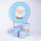 Kit Capa Cilindros + Capa Painel Ovelha Azul Sublimado