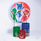Kit Capa Cilindros + Capa Painel PJ Mascarados Sublimado