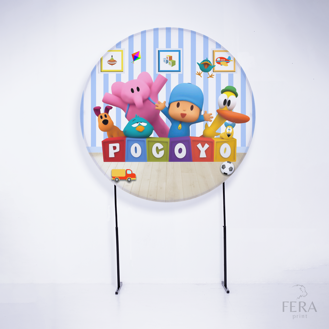 Painel Redondo Pacoyo Listrado Sublimado