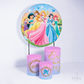 Kit Capa Cilindros + Capa Painel Princesas Sublimado