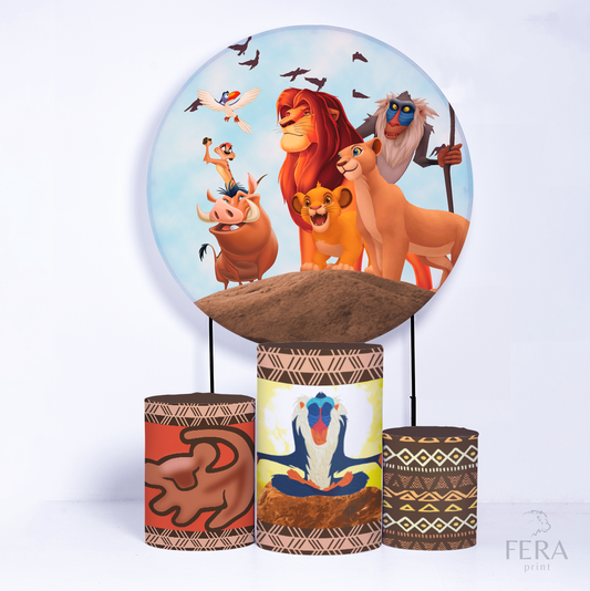 Kit Capa Cilindros + Capa Painel Leão Sublimado