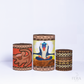 Trio Capa Cilindro Leão Marrom c/ Elástico