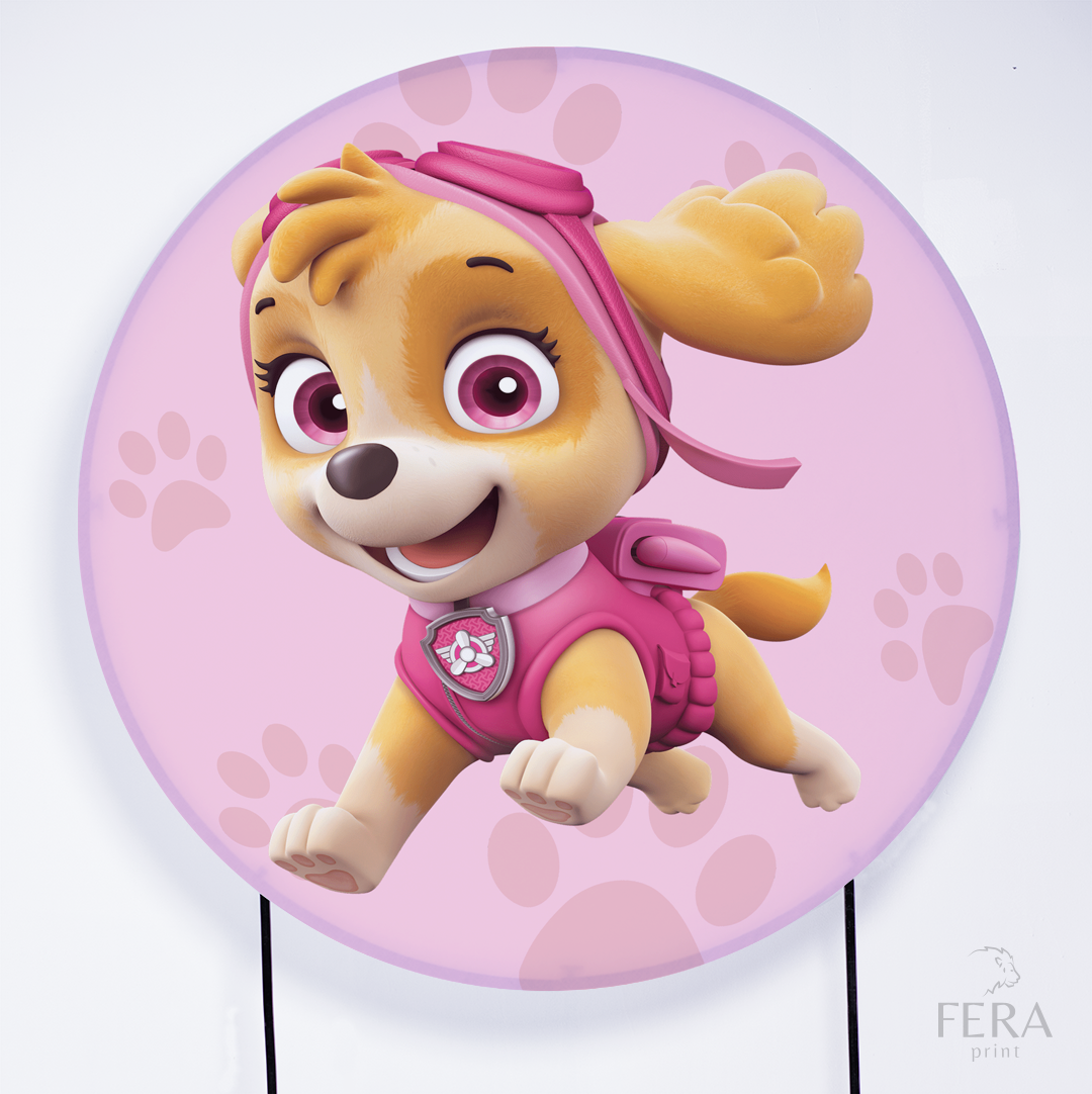Kit Capa Cilindros + Capa Painel Cachorrinha Rosa Sublimado