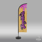 Wind Banner Sorveteria Face Dupla Somente a Bandeira
