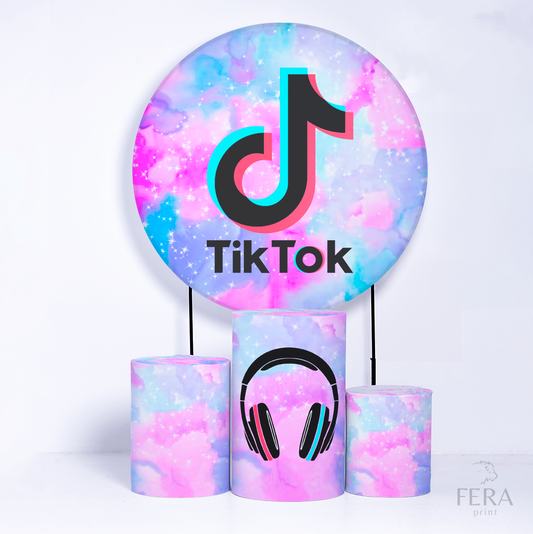 Kit Capa Cilindros + Capa Painel Tik Tie Dye Sublimado