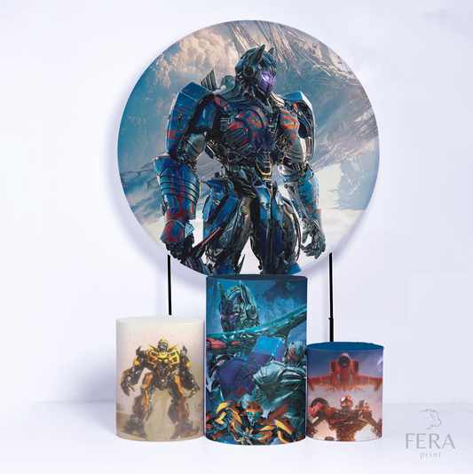 Kit Capa Cilindros + Capa Painel Robôs Sublimado